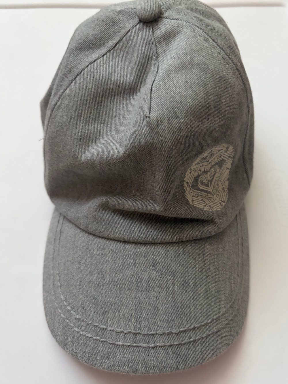 Roxy Heather Gray Baseball Cap with Branded Trim